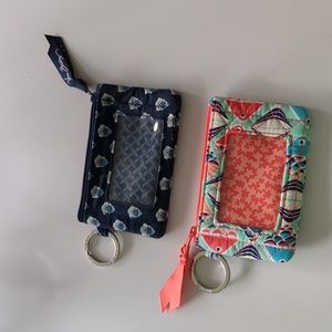 2 Vera Bradley small wallets
